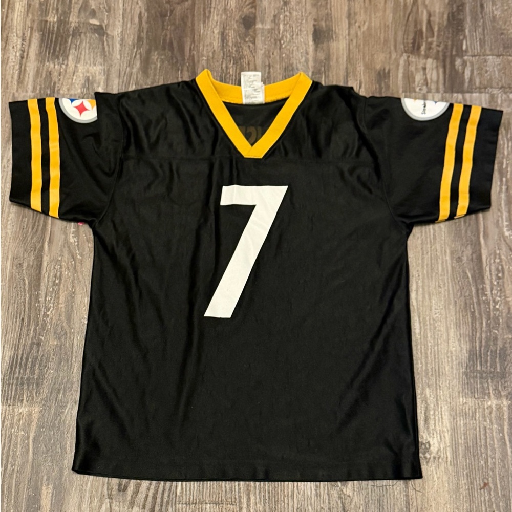 NFL Team Apparel Youth Pittsburgh Steelers Ben Roethlisberger Jersey Size L14-16